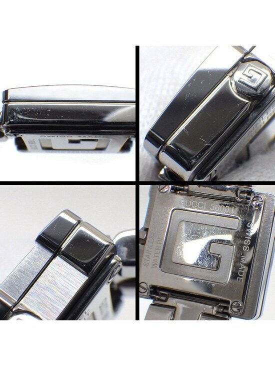 Gucci Watch Square Silver Dial SS Quartz Analog main image 8